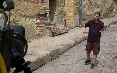 The streets of Herculaneum